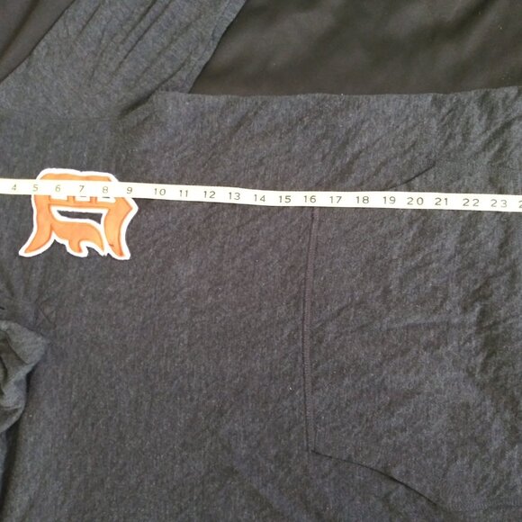 Detroit Tigers Mitchell and Ness Gray Long Sleeve Hooded Shirt Unisex Size Med - Picture 9 of 9